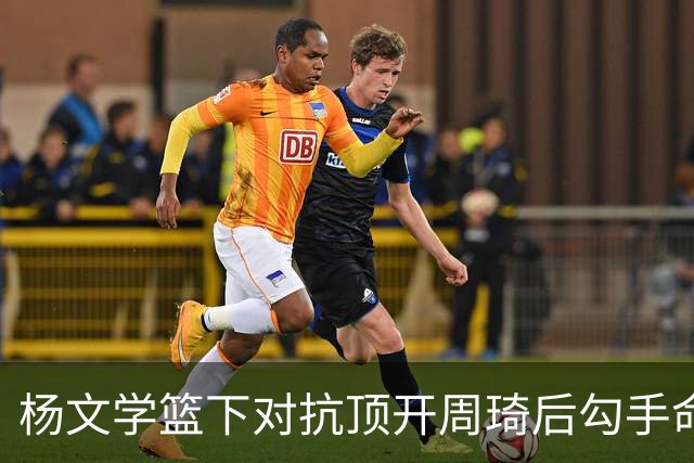 杨文学篮下对抗顶开周琦后勾手命中，北京叫下暂停