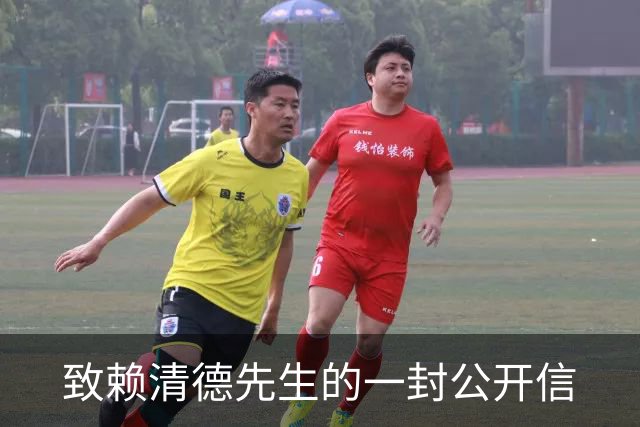 致赖清德先生的一封公开信